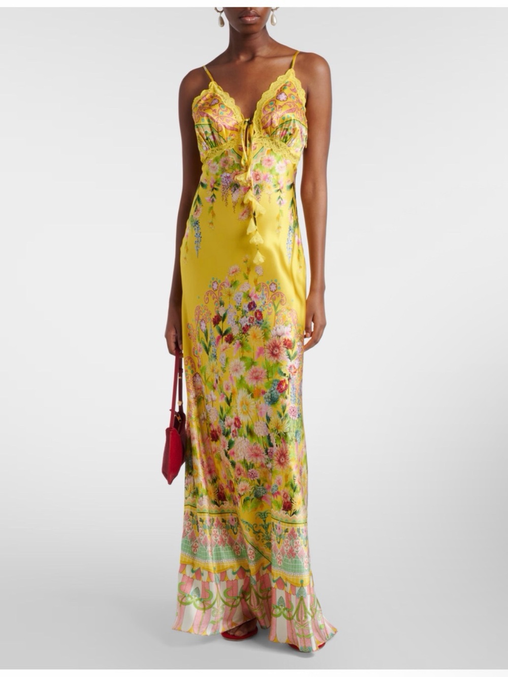 Camilla Lady Limonada Bias Slip Lace dress